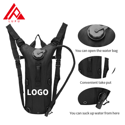 LUPU Outdoor Hunting Military Molle Nylon Bag Tactical Hydration Backpack Tactical Backpack With 3L Water Bladder